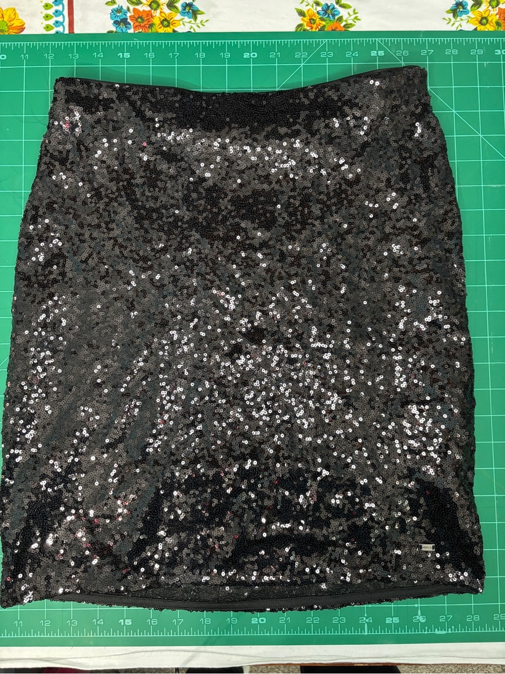 Mexx Women’s Black Sequin Pencil Skirt New Years Party Costume Dance Festival